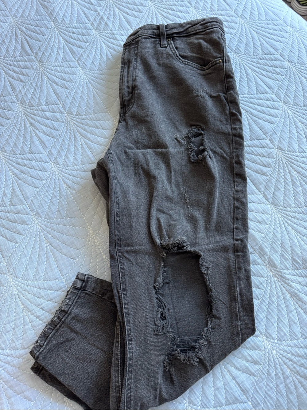 wild fable charcoal gray high-rise skinny jeans